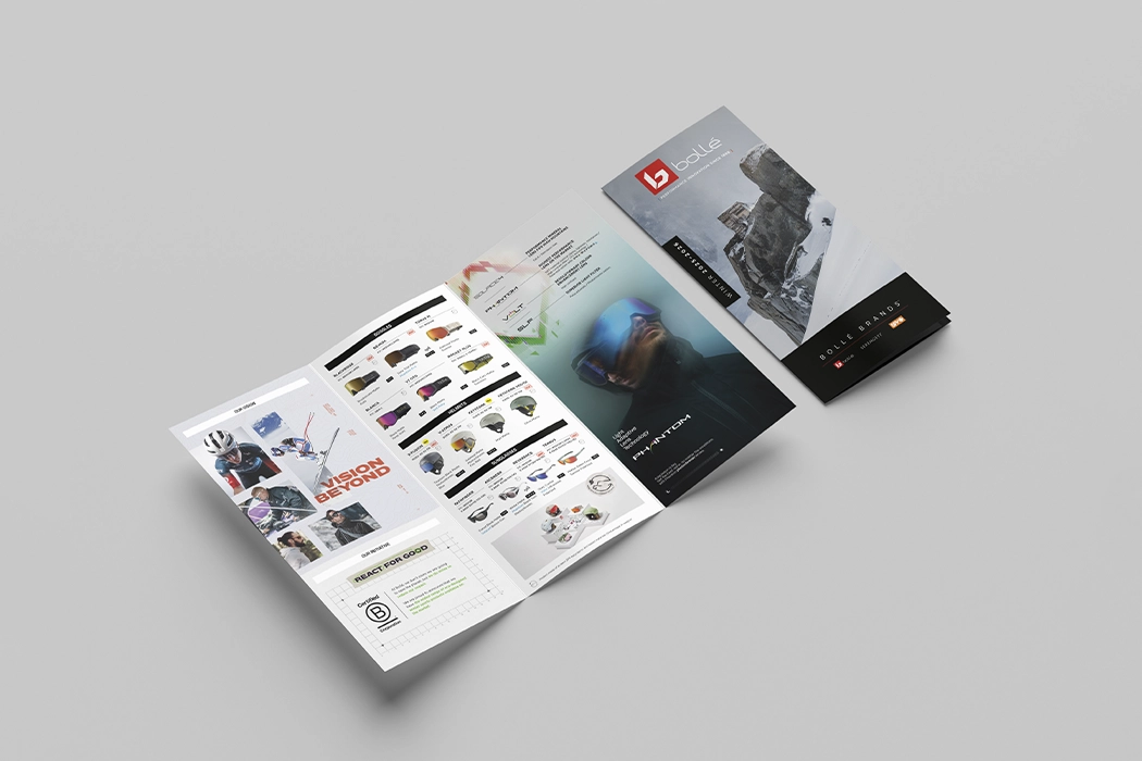 Création de dépliants professionnels pour communication commerciale et promotionnelle